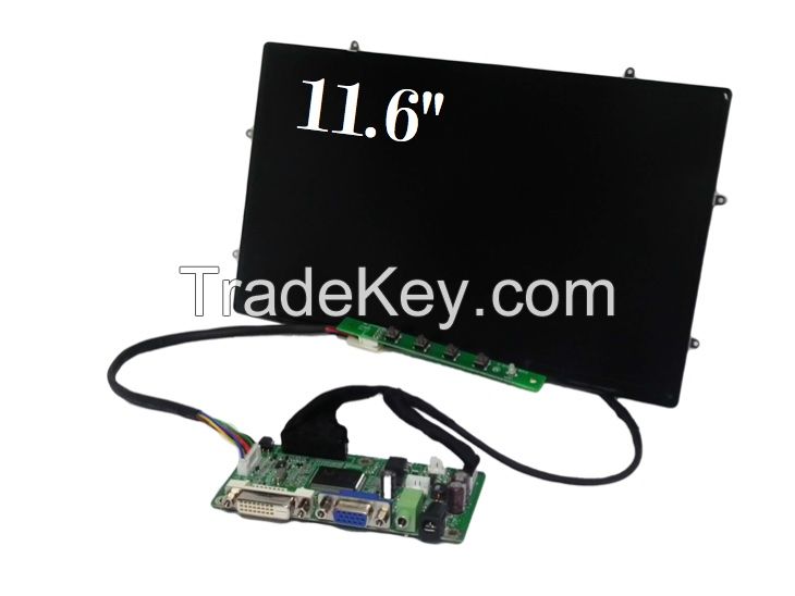 11.6 inch LCD Screen 1366x768 embedded with Application Kits applicable for Operator Panel kit