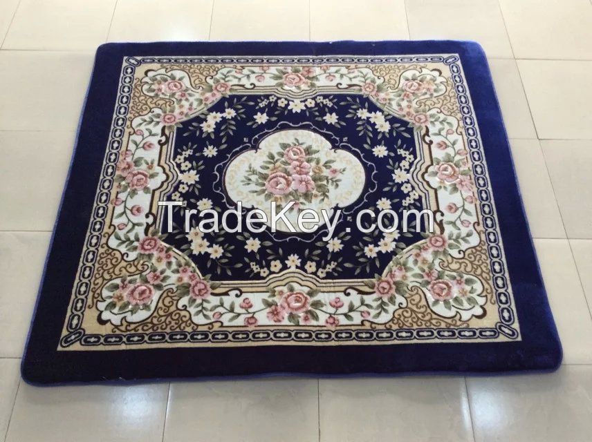 raschel polyester printed carpet