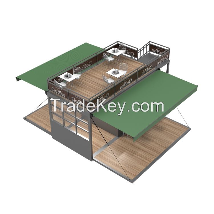 Shipping Coffee Shop Fast Food Container Shops Design 40ft Container Coffee Shop Bar