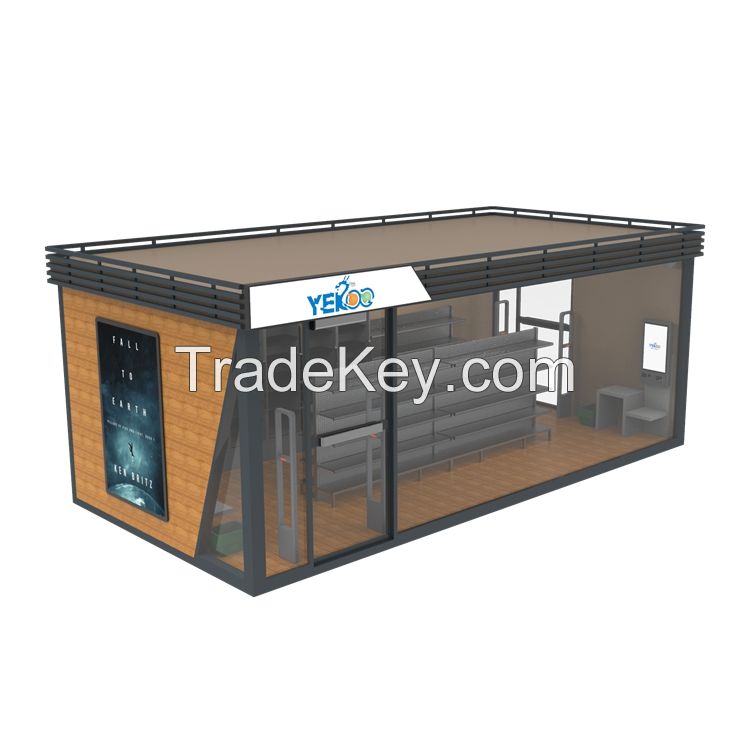 Prefab Shipping Container Modular Coffee Shop Cafe Counter Prefab Shops Coffee Container