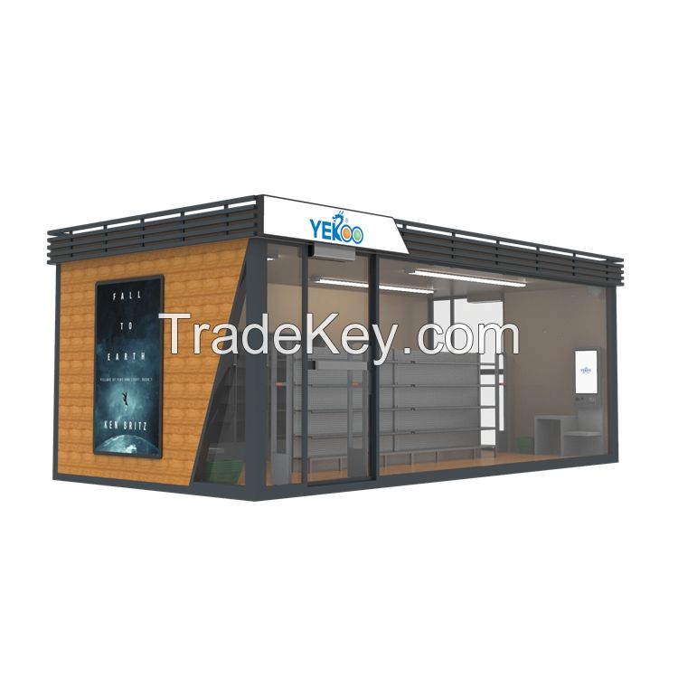 Prefab Shipping Container Modular Coffee Shop Cafe Counter Prefab Shops Coffee Container