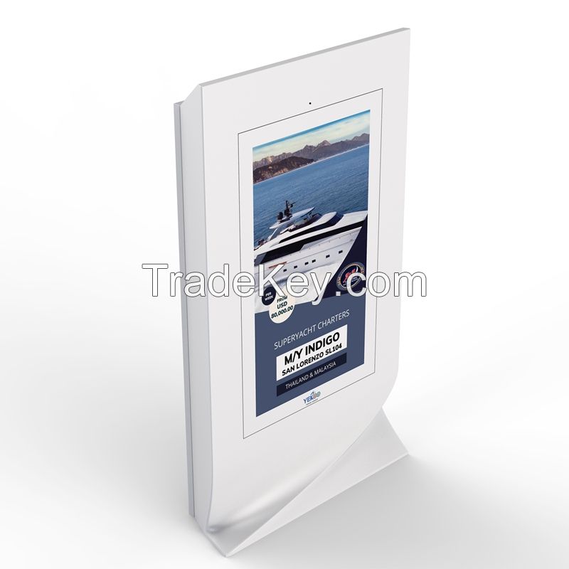 Outdoor Lcd Display Stands Ip65 Waterproof 43 49 55 Inch Digital Signage