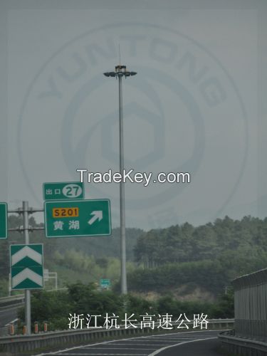 Zhejiang Hangzhou high mast light with raising and lowering system 