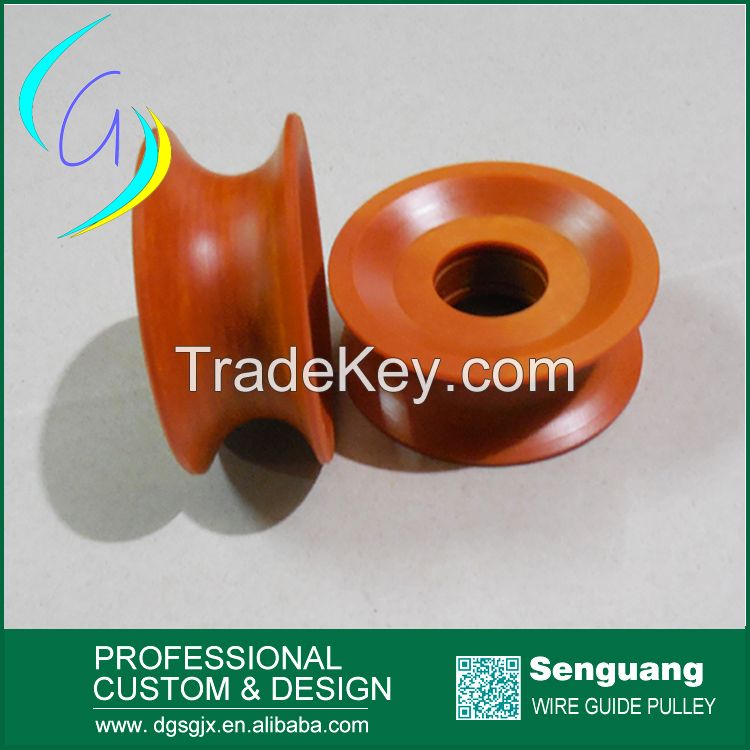 Wire guide bakelite pulley for wire drawing machine