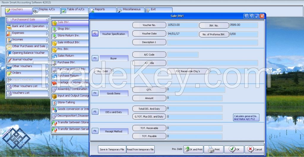 Novin Intelligent Accounting Software