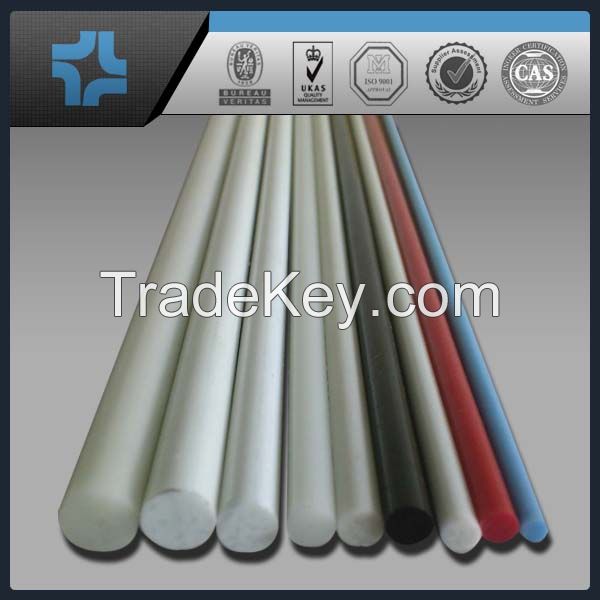 different color filled ptfe teflon round rod bar