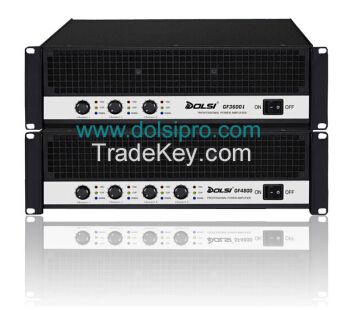 Multi-channel Professional Power Amplifier With Metal Sealed Output GF serie