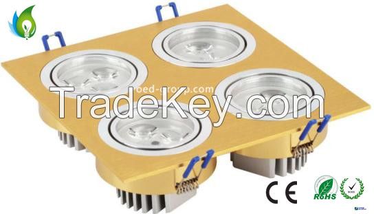 1w-30w led ceiling light led downlight with CE and RoHS or UL certifited 