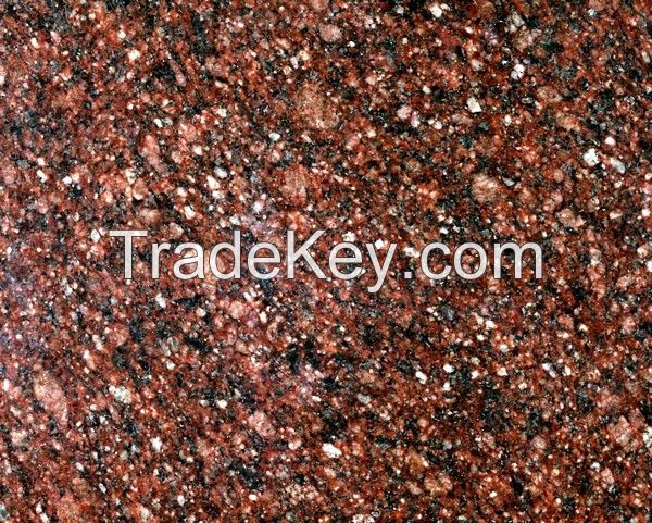 Granite of Rosso Carpazi (red) from Ukraine