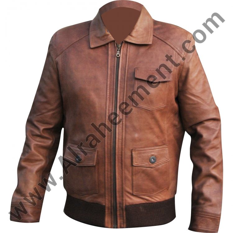 Bomber Mens Leather Jacket