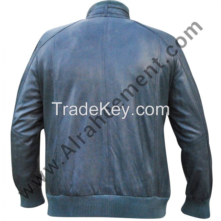 Bomber Mens Leather Jacket