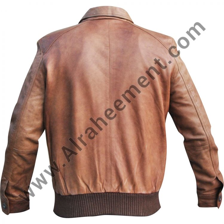 Bomber Mens Leather Jacket