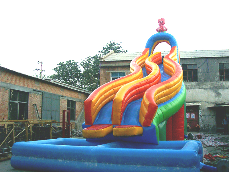 inflatable slide