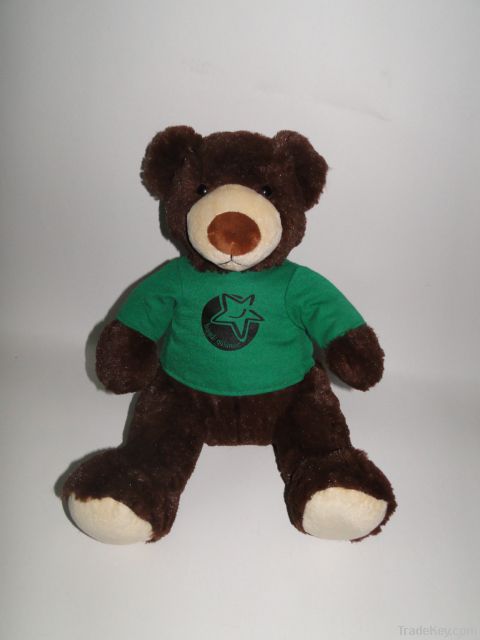 Plush teddy bear, with T-shirt