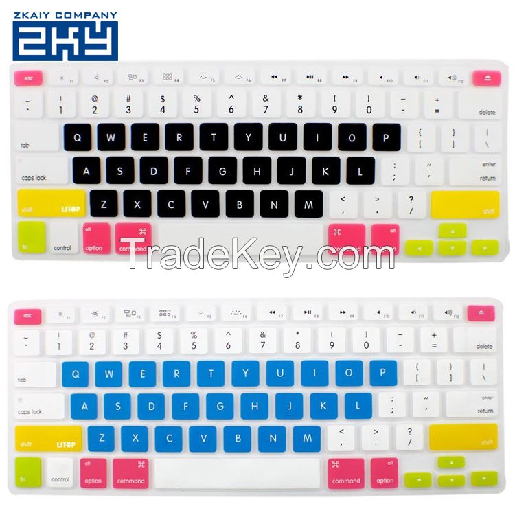 Cheap colorful custom silicone keyboard cover
