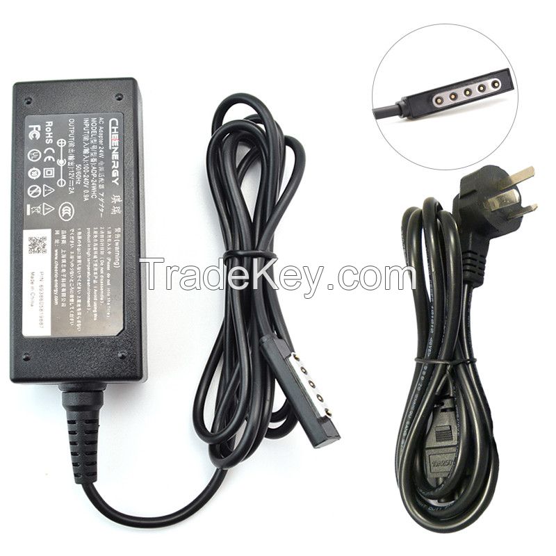 Replacement 40W+ Microsoft Surface / Surface Pro Tablet AC Adapter 12V 3.6A