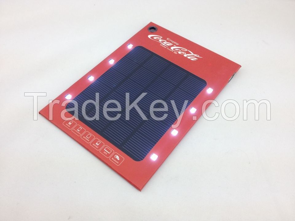 solar charger/ solar power bank/ solar panel for phone/mobile/laptop/iphone/USB devices
