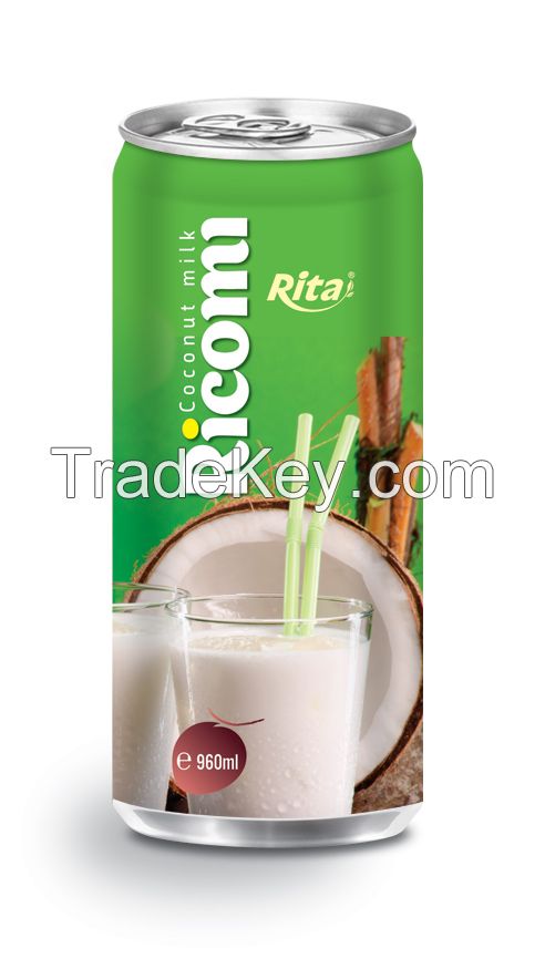 Coconut milk in 250ml alu can