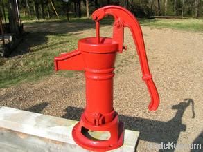 cast iron hand pump housing, pitcher pump