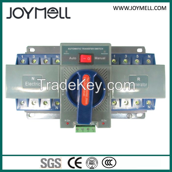 Electric 3P 4P Automatic Changeover Switch 1A~63A