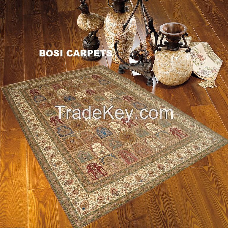 6x9ft Handmade Pure Silk Indian Silk Rugs Modern House Rugs