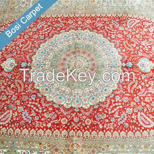 6x9ft Single knots Rugs Leader of Carpets Export Factory
