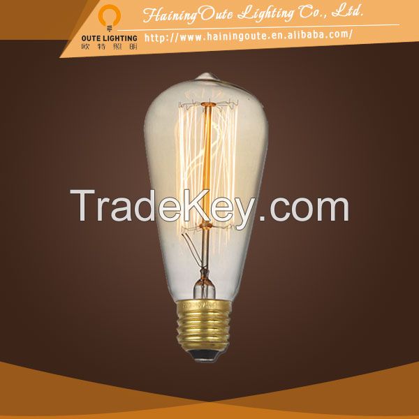 China raw material light e26 edison bulb
