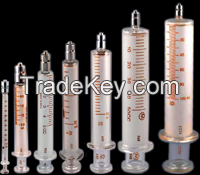 Lab Glass Syringes with Brake 