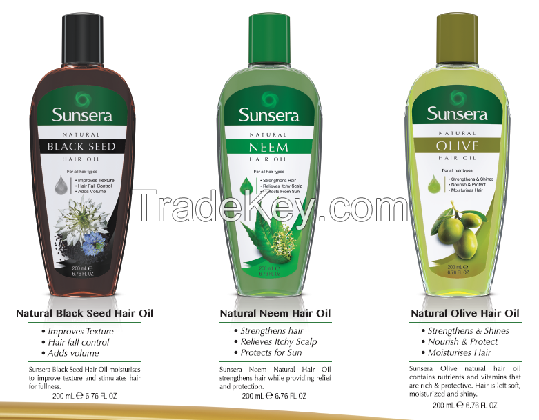 Sunsera and Lansilk Hair Care Products