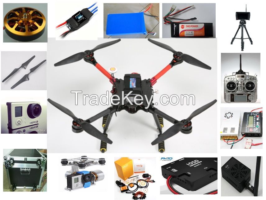 Professional  Spreading Wings K4 Drone , For Helicopter UAV Aerial Photography