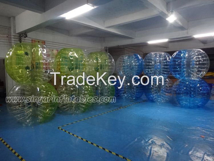 Top quality 1.5m 0.7mm TPU bounce ball, fun ball, zorb ball on sale