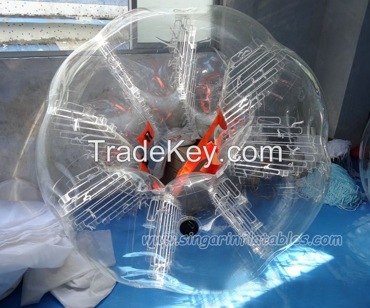 Top quality 1.5m 0.7mm TPU bubble soccer,zorb ball,zorb soccer on sale