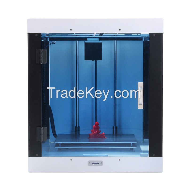 High Precision large size YCT-HC300 3D printer 300*250*300mm 0.05mm Layer Thickness Single Extruder 2016 new