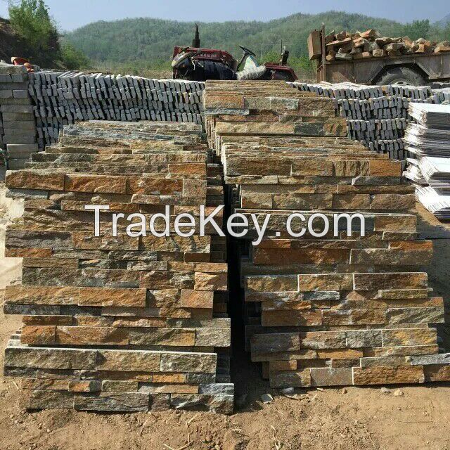 Stone cladding panes- ledgestone