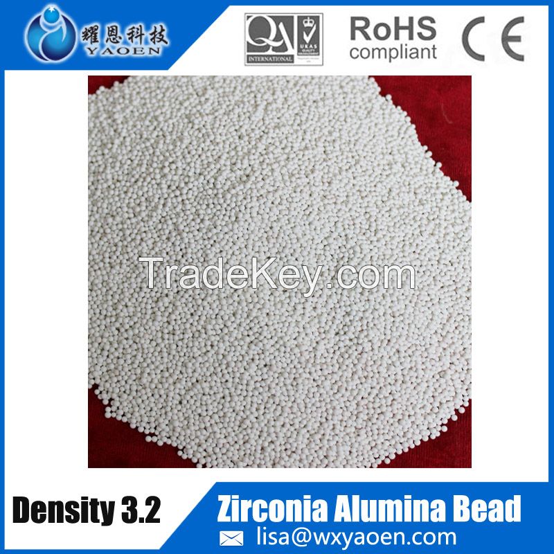 Zirconia Alumina composite bead Ceramic grinding media for kaolin clay