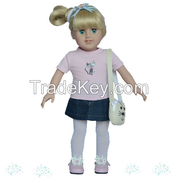 doll making supplies 18 inch american girl doll/pretty 18 inch doll girl/toy dolls 18 inches