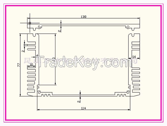 aluminum shell shell metal shell junction box meter box shell