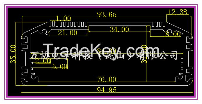 Aluminum shell shell metal casing connection box meter box shell power