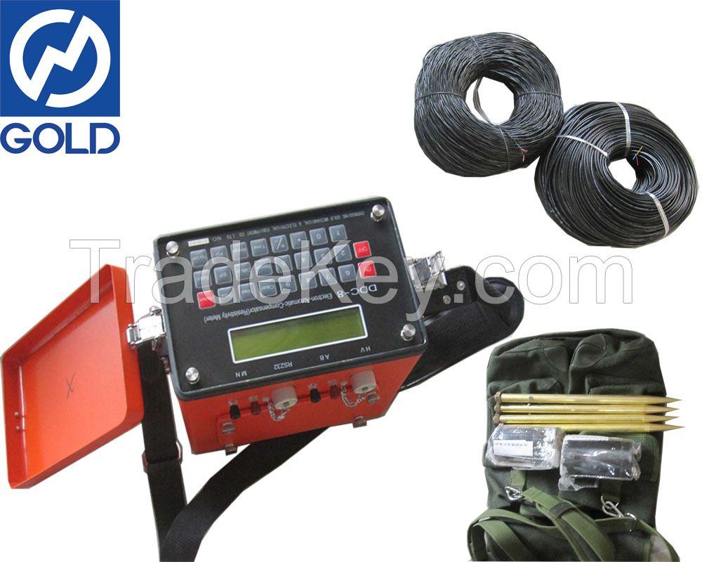 Electronic auto-compensation instrument (resistivity meter)