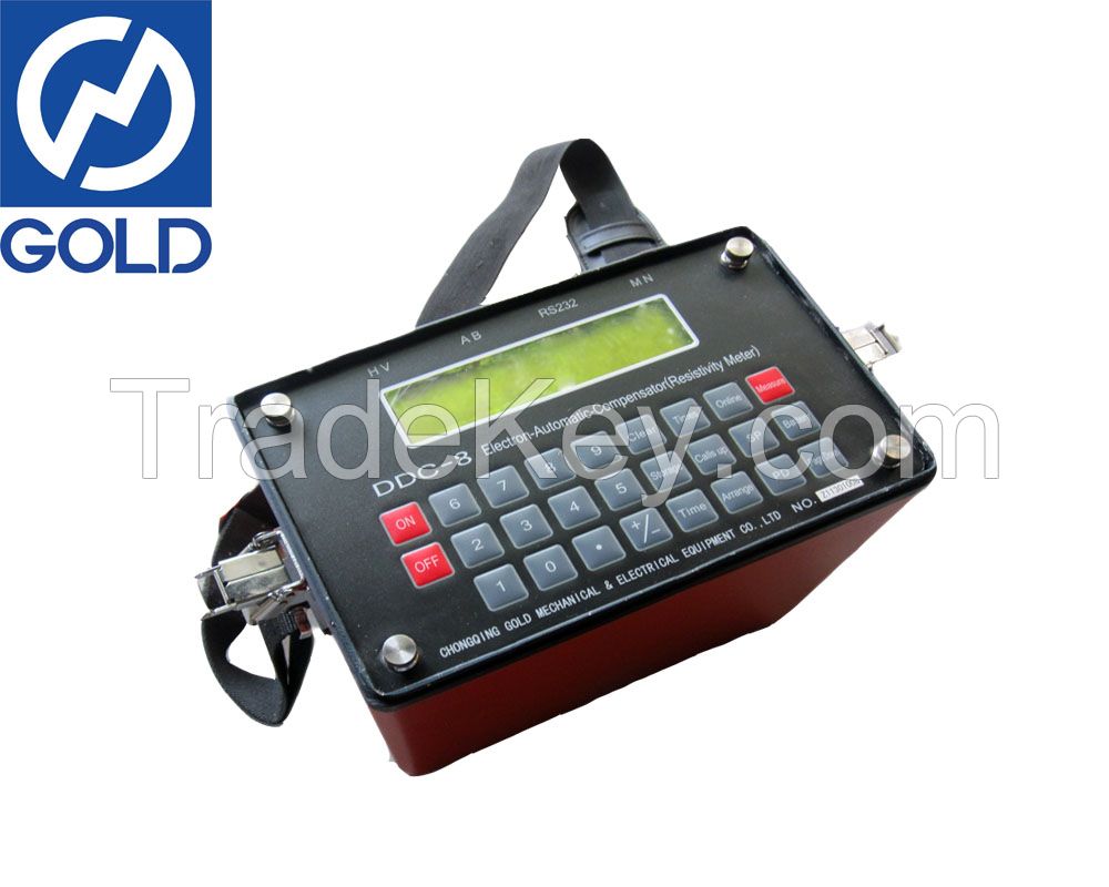 Electronic auto-compensation instrument (resistivity meter)