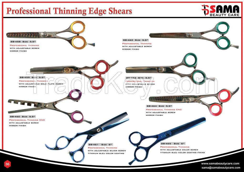 Professional Thinning Edge Shears