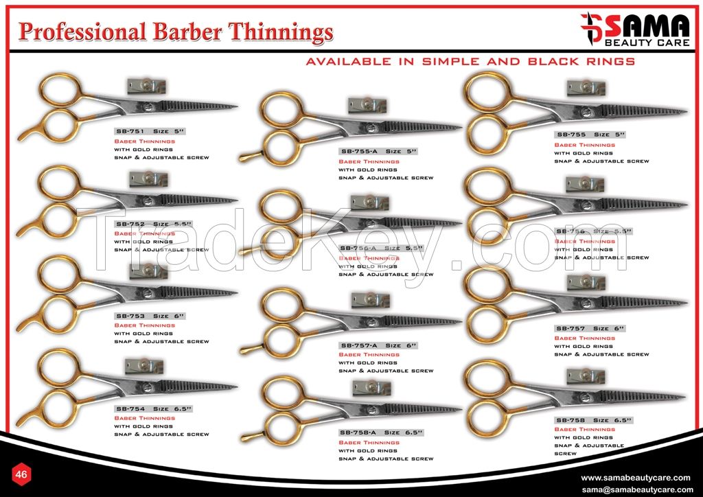 Barber Thinning Scissors