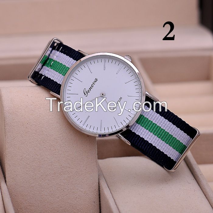 JW727 GENEVA Nylon Strap Men's Military Hot Sale Watches