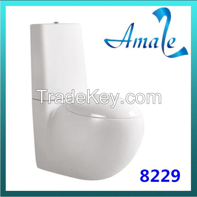 Hot sale and great design wall toilet with wall tank ready made toilet prefab toilets 8229#