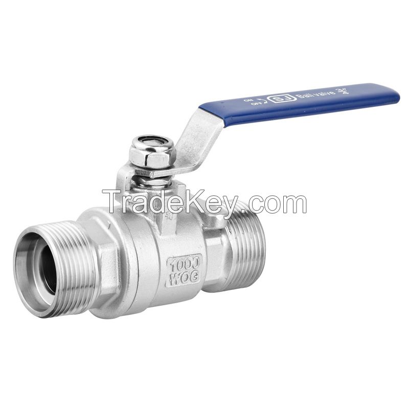 pressure reducing 2PC Ball Valve with ISO5211
