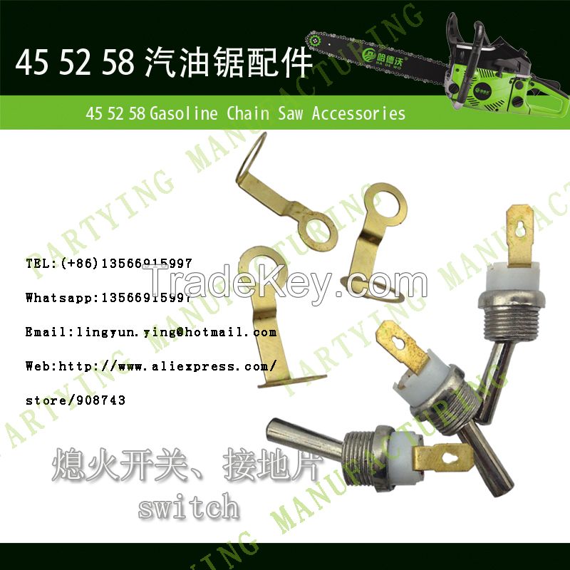 #45/#52/#58 Gasoline Chain Saw Accessories----Engine Stop Switch universal Service Parts 