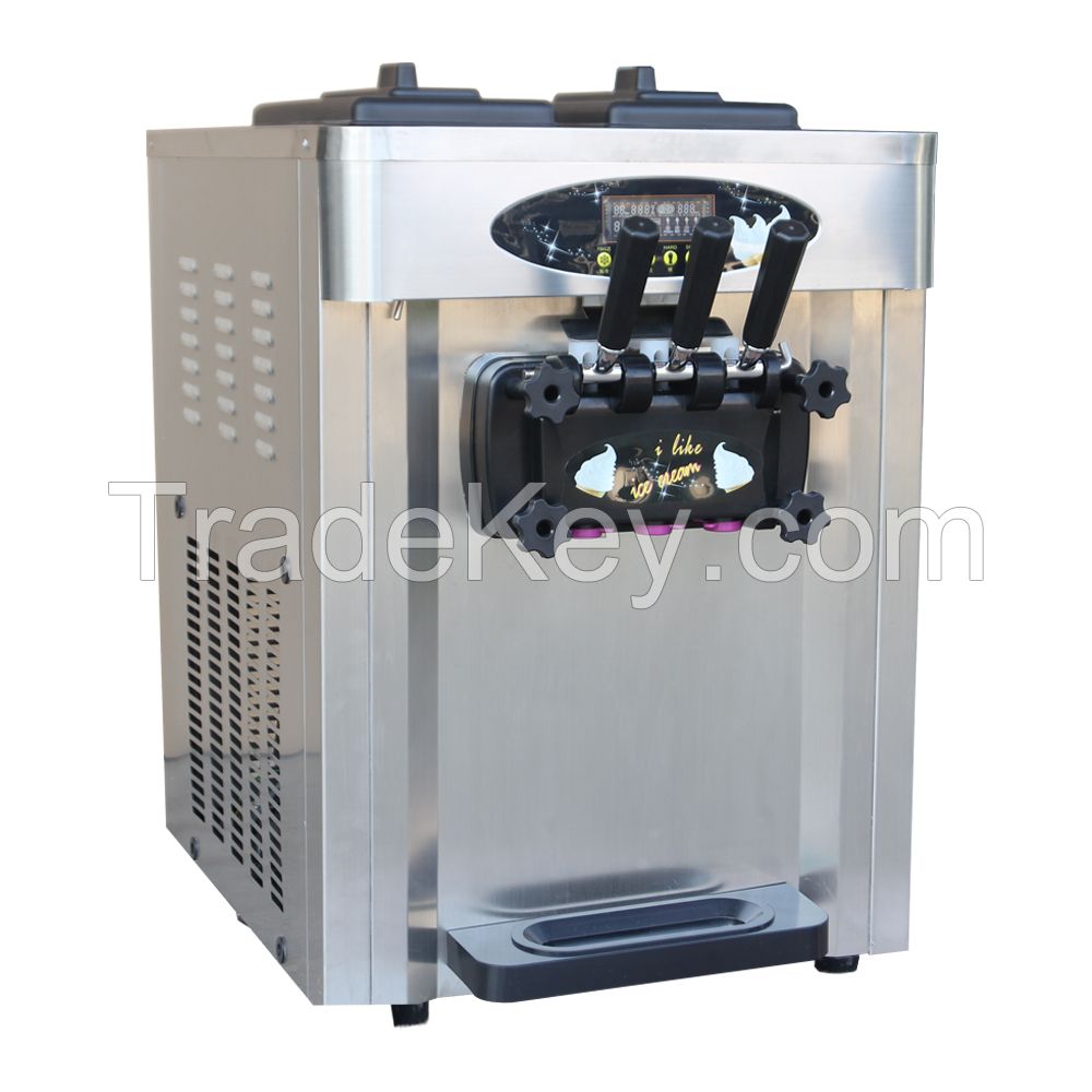 MK-25D Stanless steel table ice cream machine--yogurt 