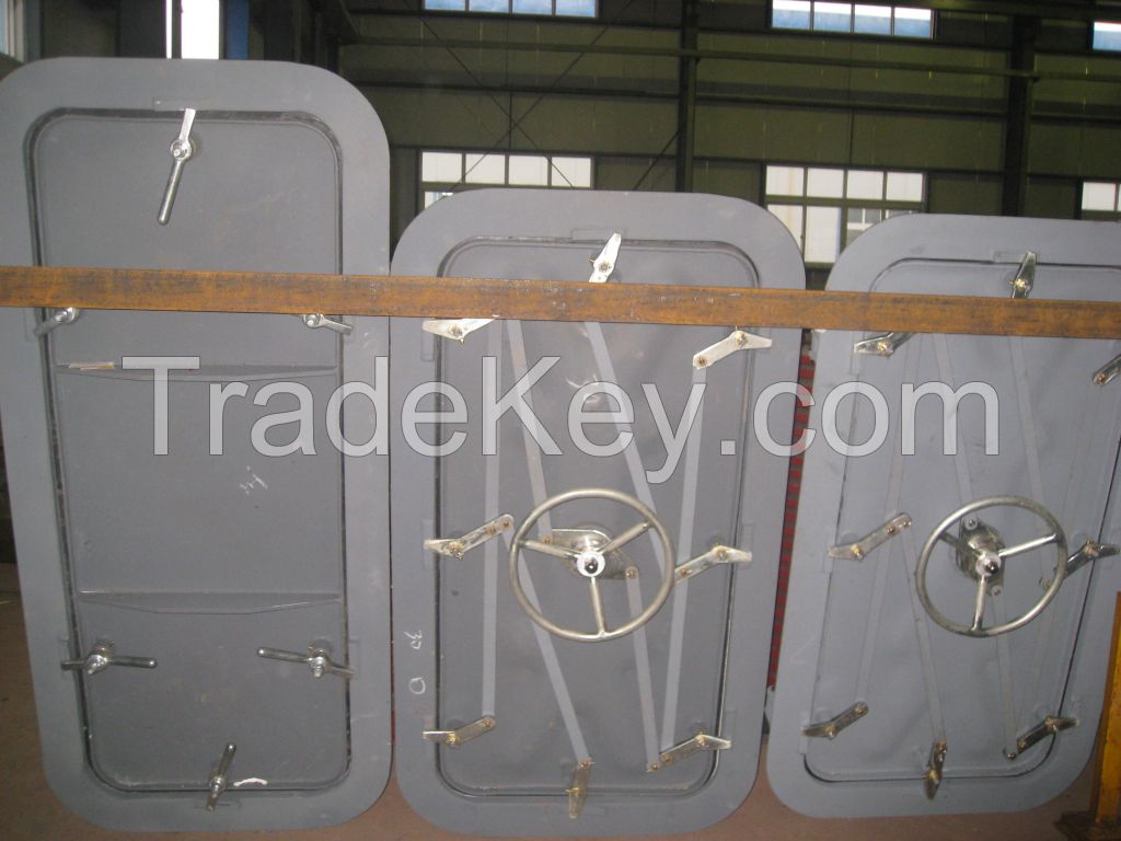 Marine Watertight Steel Ship Door with 6 dogs