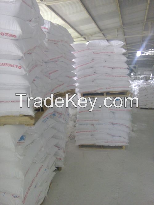 Calcium Carbonate for Plastic, Paint, Paper, Rubber industries