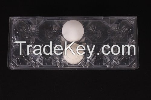 Clear Transparetn Disposable plastic egg tray wholesale